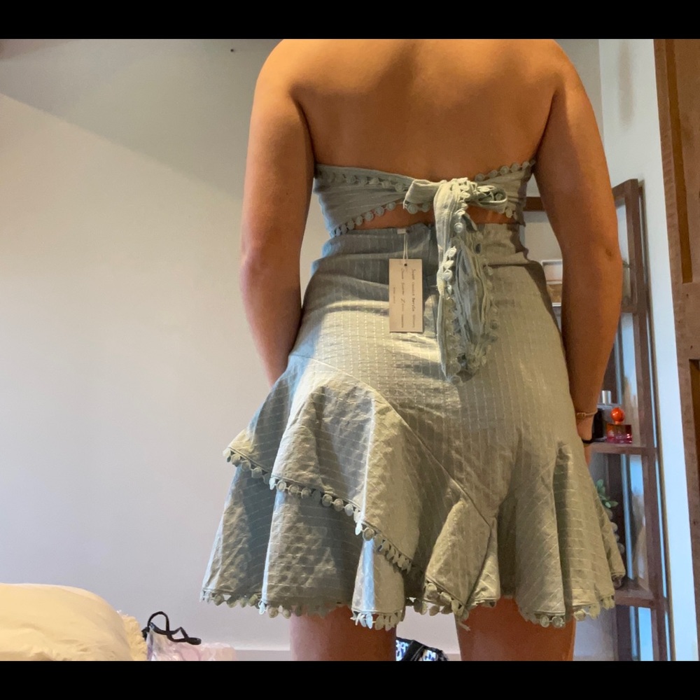 Simplee strapless dress, size small, never worn(still has tag)